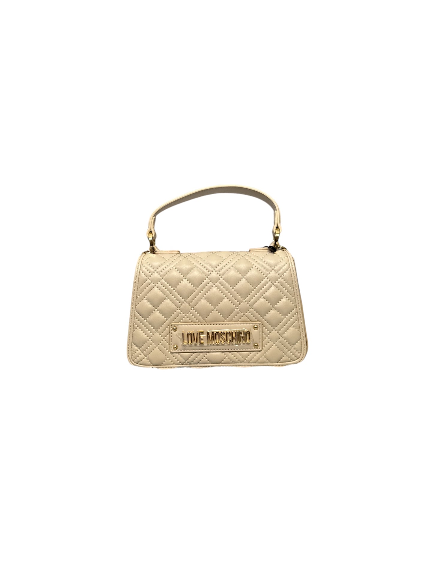 Love Moschino Beige Polyethylene Women Handbag