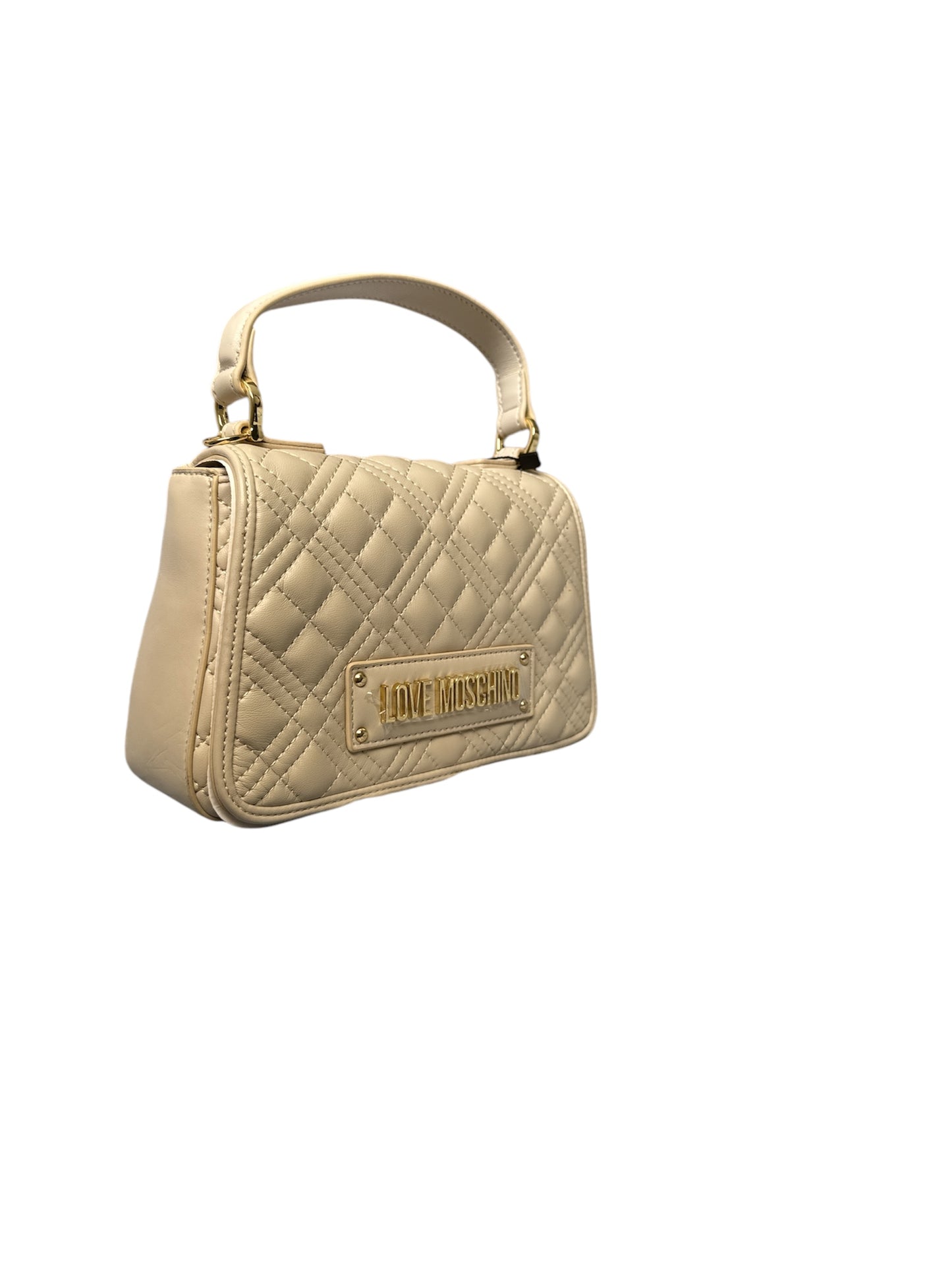 Love Moschino Beige Polyethylene Women Handbag