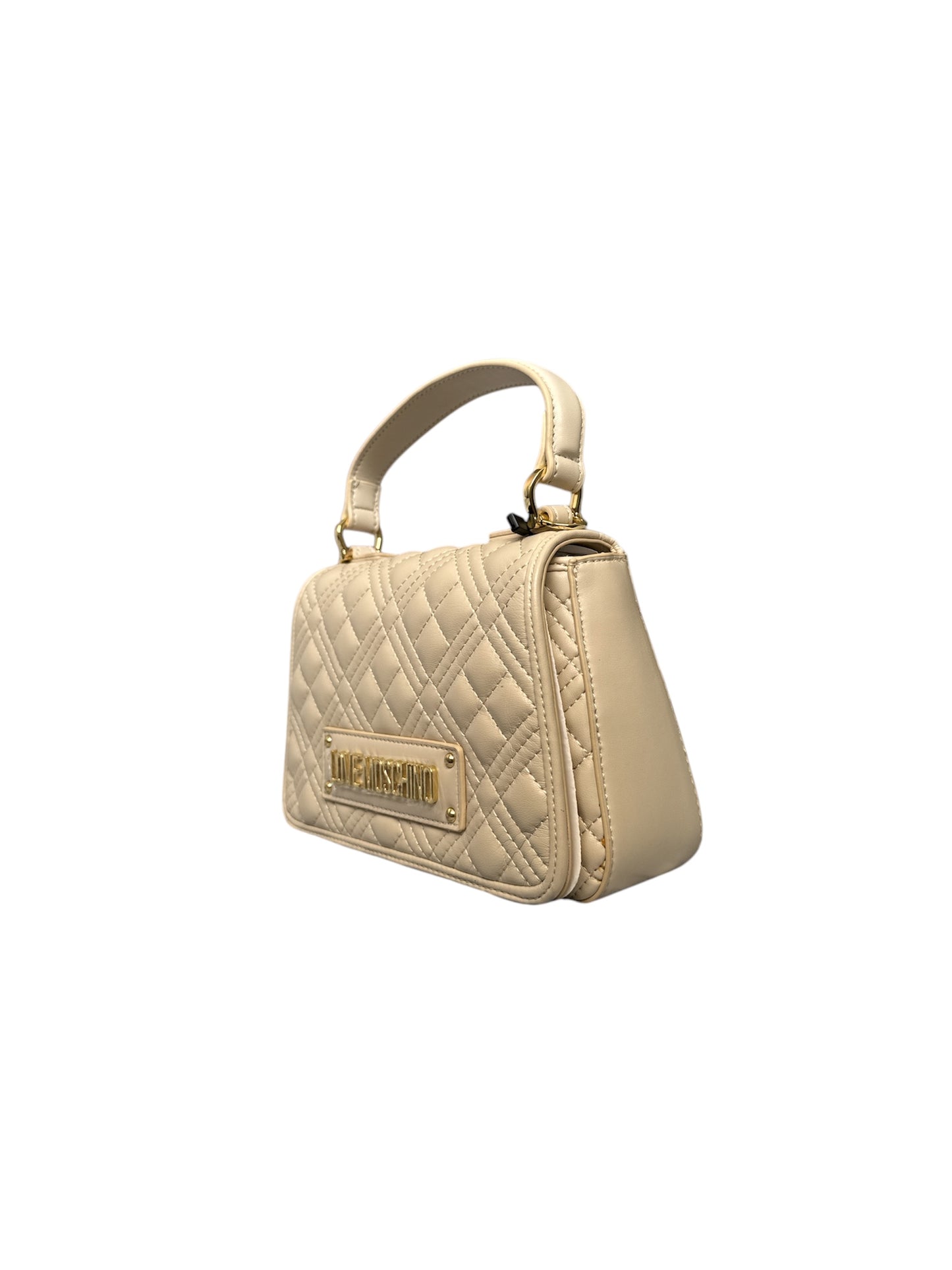 Love Moschino Beige Polyethylene Women Handbag