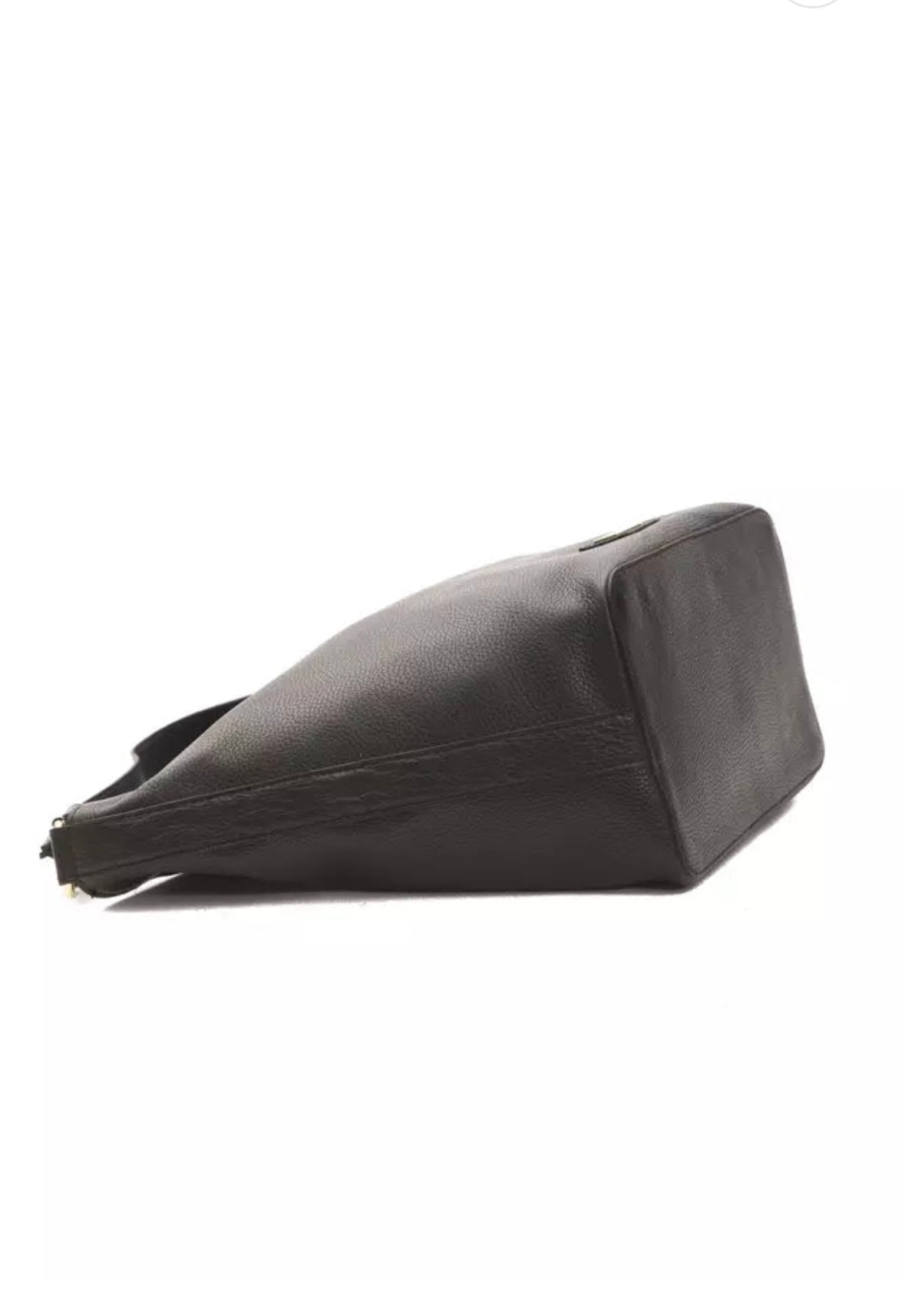 Pompei Donatella Gray Leather Women Shoulder Bag