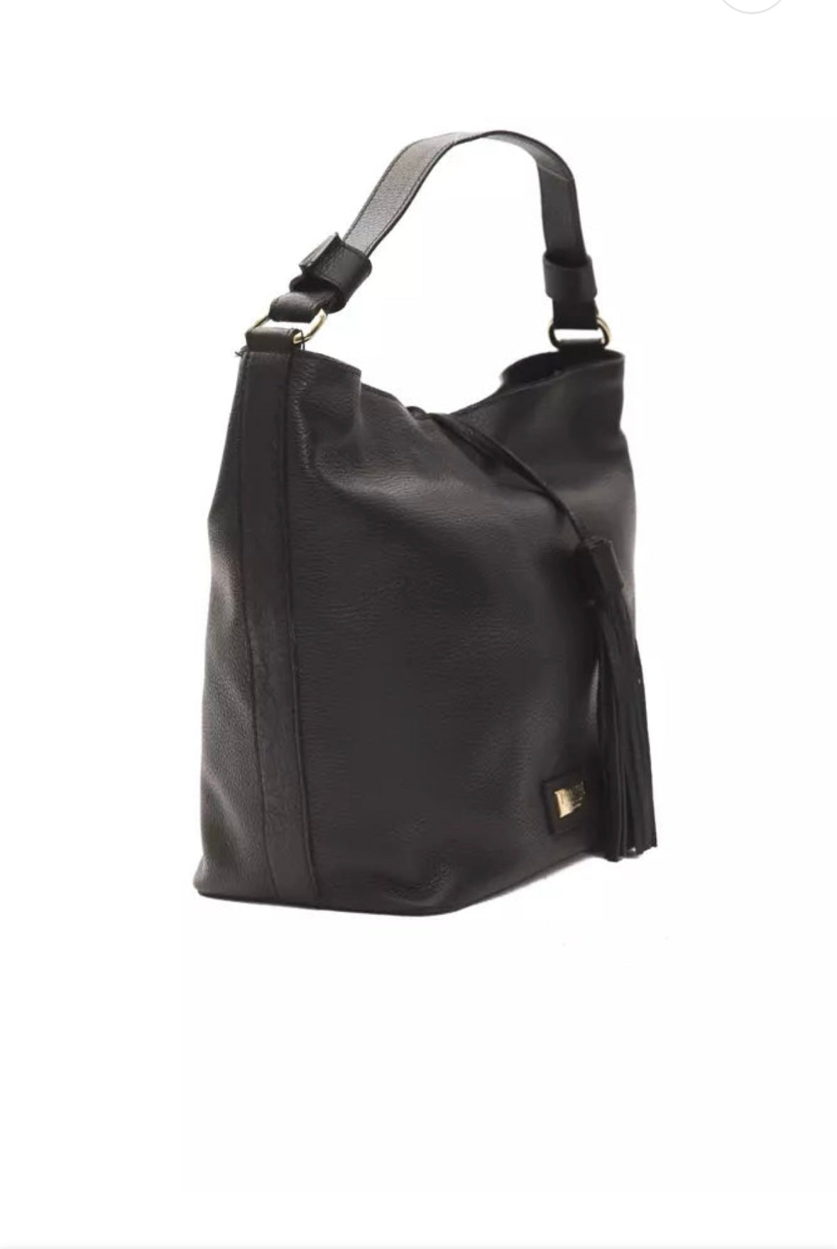 Pompei Donatella Gray Leather Women Shoulder Bag