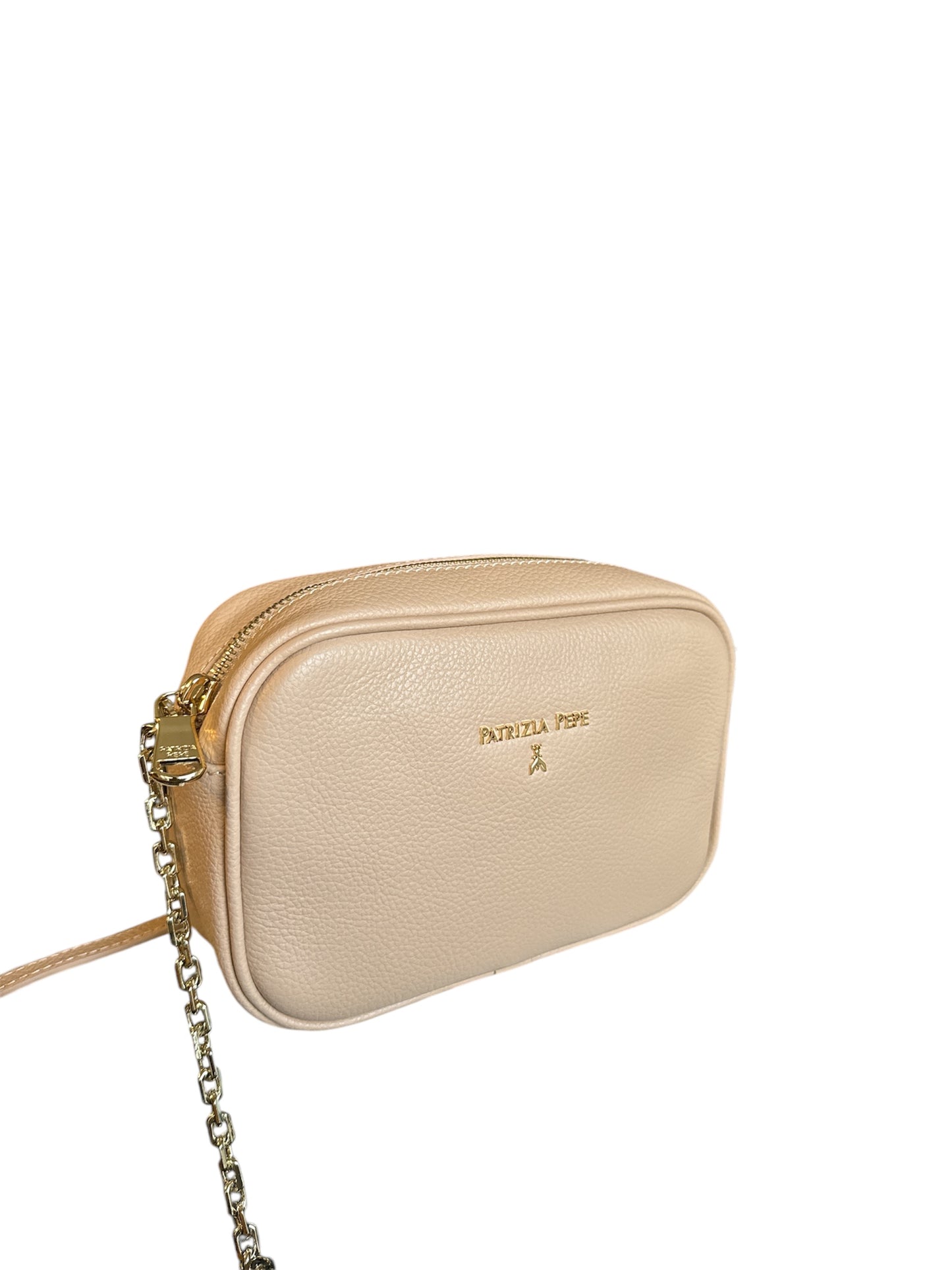Beige Leather HandBag Patrizia Pepe