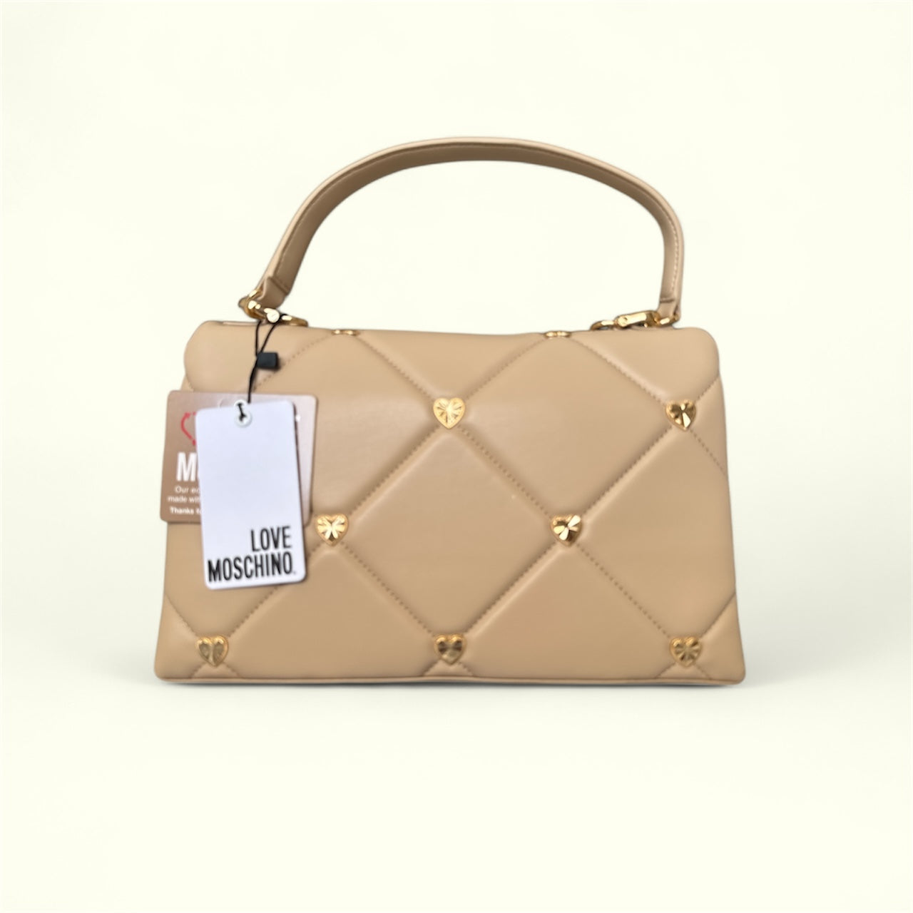 Love Moschino Beige Polyethylene Handbag
