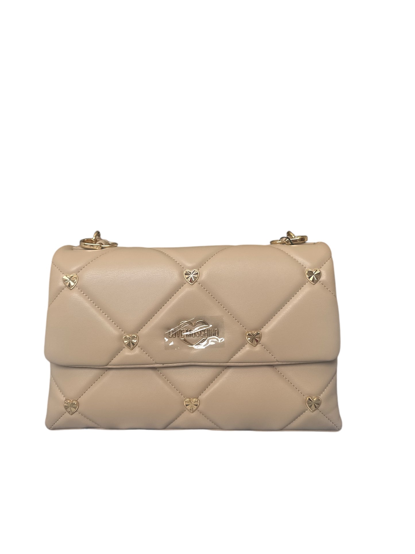Love Moschino Beige Polyethylene Handbag